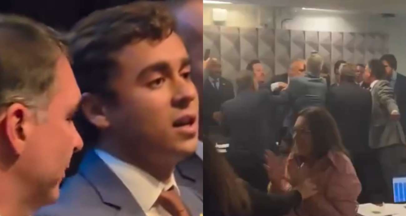 Pancadaria na CPMI do INSS: petista dá soco em deputado após quebra de sigilo de Lulinha. Veja o vídeo!