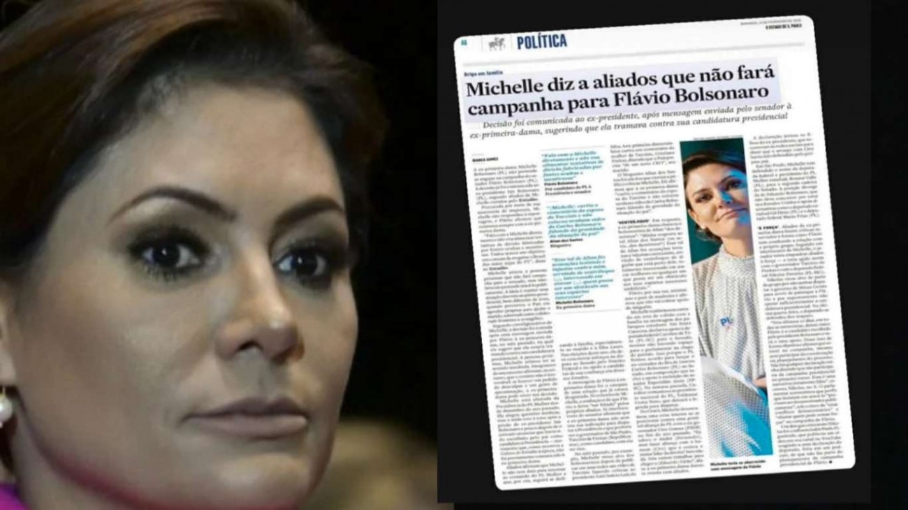 Michelle Bolsonaro invoca Ester e acusa fake news do Estadão