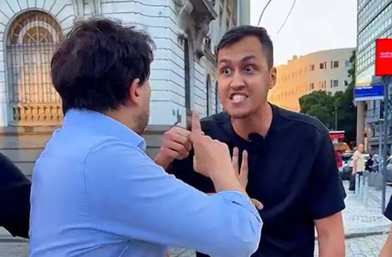 Pré-candidato à Presidência protagoniza bate-boca constrangedor em plena rua do Rio