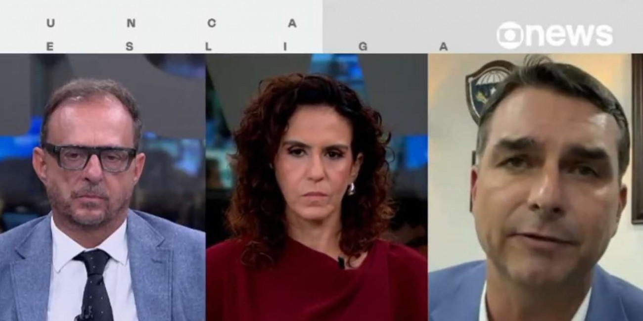 Flávio Bolsonaro dá resposta firme na GloboNews e entrevista é encerrada abruptamente (Veja o vídeo!)