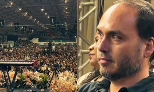 Carlos Bolsonaro é ovacionado em um dos maiores eventos cristãos do país; veja o vídeo!