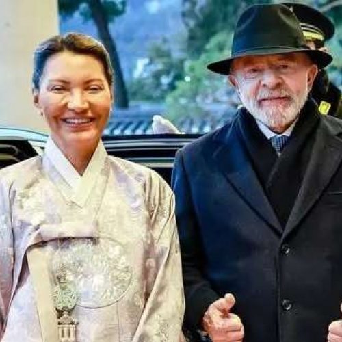 Lula e Janja aparecem fantasiados na Coreia do Sul e viram motivo de escárnio