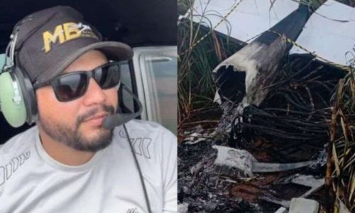 Avião cai e piloto condenado por tráfico de drogas morre carbonizado