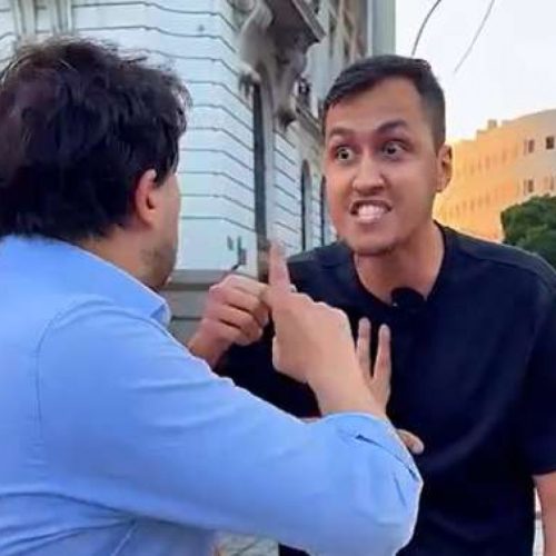 Pré-candidato à Presidência protagoniza bate-boca constrangedor em plena rua do Rio