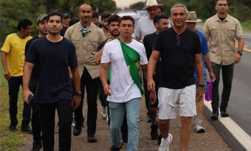 Cristalina, interior de Goiás, recebe a Caminhada pela Liberdade e Justiça de forma apoteótica (Veja o vídeo)