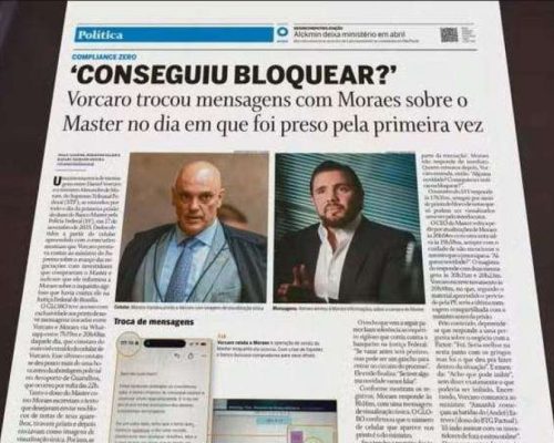 Fantástico expõe Moraes e software da PF que recupera mensagens apagadas