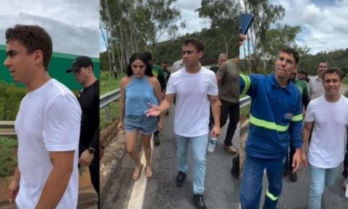 Caminhada de Nikolas atrai adeptos e deve chegar massiva a Brasília (Veja o vídeo)