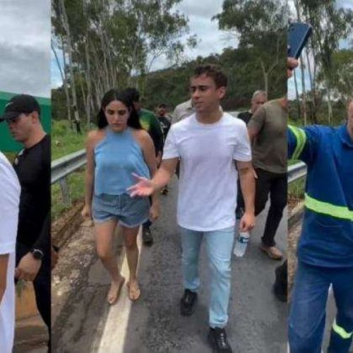 Caminhada de Nikolas atrai adeptos e deve chegar massiva a Brasília (Veja o vídeo)