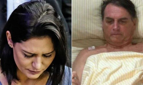 Michelle Bolsonaro atualiza estado de saúde do ex-presidente após cirurgia no ombro