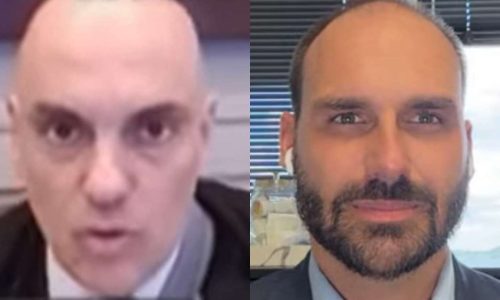 Moraes marca interrogatório de Eduardo Bolsonaro no STF por videoconferência
