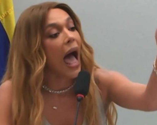 Como presidente da Comissão da Mulher, Érika Hilton corta microfone de Júlia Zanatta e parte para ofensas. Veja o vídeo!