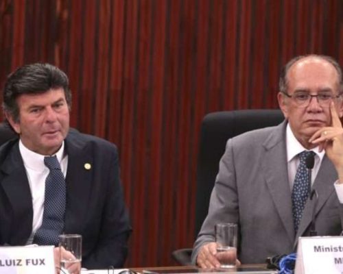 Fux saboreia vitória após críticas injustas de Gilmar Mendes sobre voto a favor de Bolsonaro
