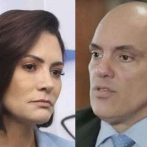 Michelle Bolsonaro se reúne com Alexandre de Moraes após PGR pedir prisão domiciliar para ex-presidente