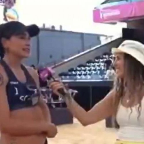 Jogadora de Vôlei fica em 3º lugar, comemora prisão de Bolsonaro e toma lição de um verdadeiro campeão