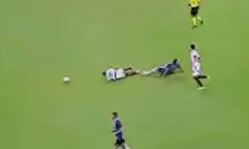 Jogador do Grêmio sofre fratura exposta em campo e cena choca torcedores