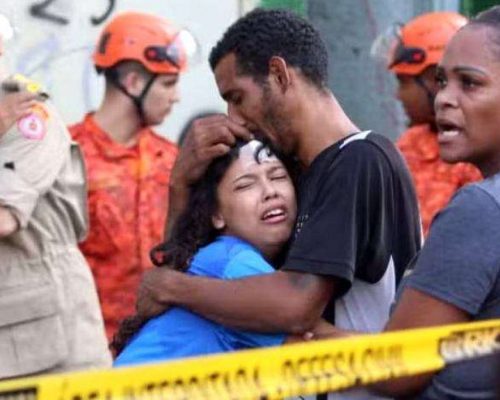 Desabamento no Maracanã: menina de 7 anos salva, mãe da criança morre