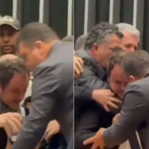 Tensão no Plenário: Glauber Braga e Hugo Motta em Confronto