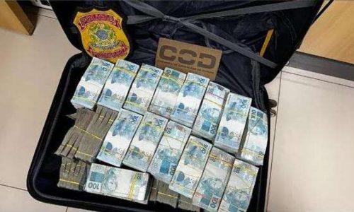PF apreende R$ 1,7 milhão em mala e silêncio constrangedor toma conta de Brasília