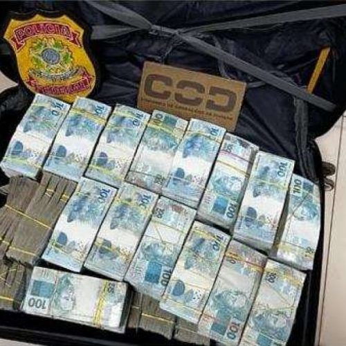 PF apreende R$ 1,7 milhão em mala e silêncio constrangedor toma conta de Brasília