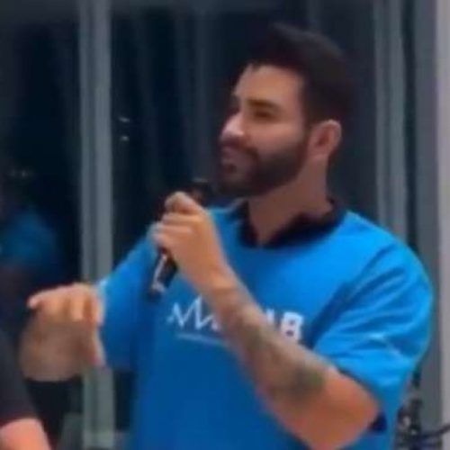 Gusttavo Lima surpreende funcionários (veja o vídeo)