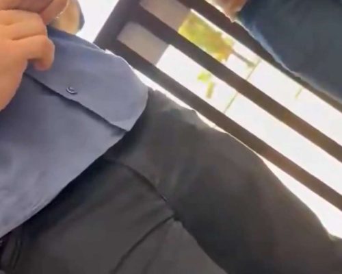 Agentes da PF pressionam morador que colocou faixa de ‘ladrão’ na janela durante evento com Lula; veja o vídeo!