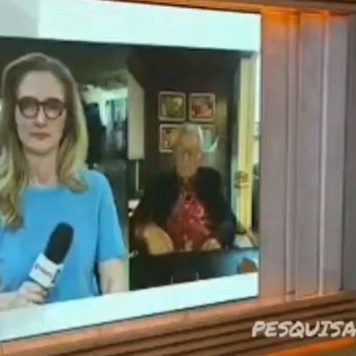 Jornalista da GloboNews esquece câmera ligada e é flagrado com a mão nas partes íntimas. Veja o vídeo!