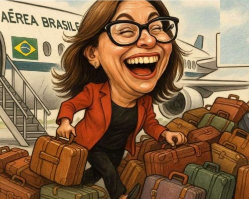 Janja acumula 170 dias fora do Brasil desde 2023 às custas do contribuinte