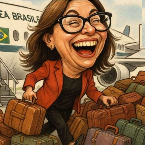 Janja acumula 170 dias fora do Brasil desde 2023 às custas do contribuinte