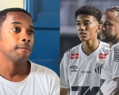 Preso na Itália por estupro, Robinho reage com fúria ao saber de agressão de Neymar contra seu filho
