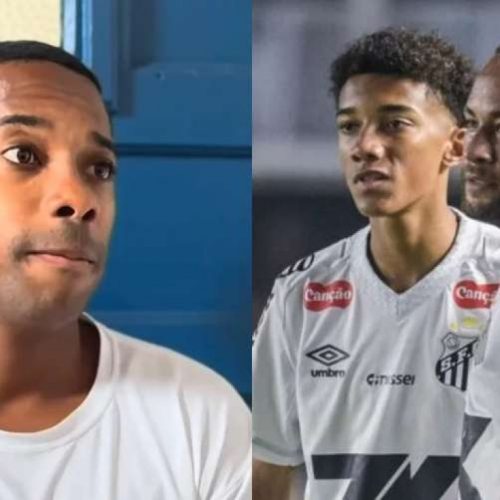 Preso na Itália por estupro, Robinho reage com fúria ao saber de agressão de Neymar contra seu filho