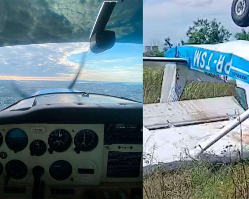 Queda de avião em Manaus durante treinamento deixa dois mortos; instrutor tinha mais de 1,5 mil horas de voo