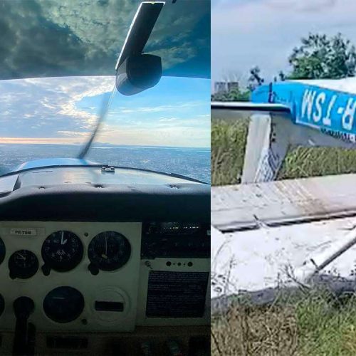 Queda de avião em Manaus durante treinamento deixa dois mortos; instrutor tinha mais de 1,5 mil horas de voo