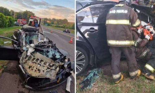 Prefeito e primeira-dama morrem em trágico acidente de carro no interior de São Paulo