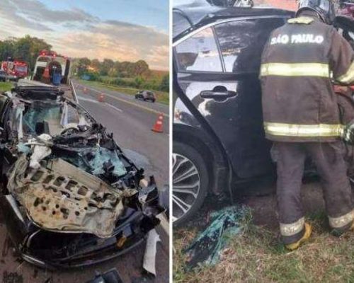 Prefeito e primeira-dama morrem em trágico acidente de carro no interior de São Paulo
