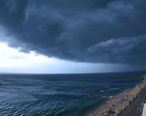 Alerta climático para o litoral nas próximas horas