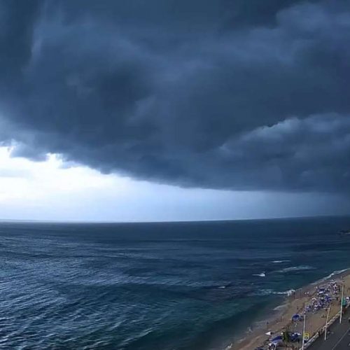 Alerta climático para o litoral nas próximas horas