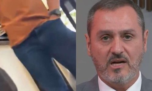 Agentes da PF intimidam morador que pendurou faixa com a palavra ‘ladrão’ em janela durante visita de Lula