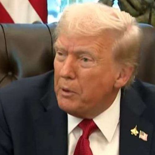 Donald Trump celebra homenagem de Maria Corina Machado ao receber medalha de Nobel da Paz