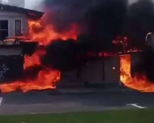 Avião cai sobre restaurante no Rio Grande do Sul e deixa quatro mortos (veja o vídeo)