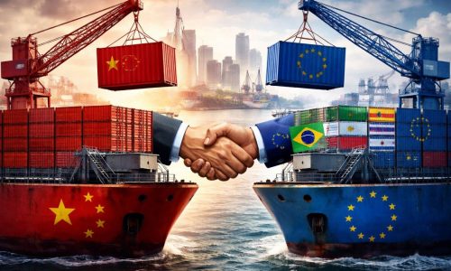 Temor de perder mercado sul‑americano para a China impulsiona acordo entre Mercosul e UE