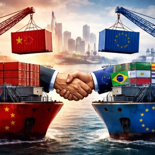 Temor de perder mercado sul‑americano para a China impulsiona acordo entre Mercosul e UE