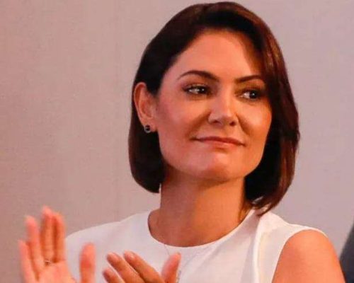 A reação de Michelle à candidatura de Flávio