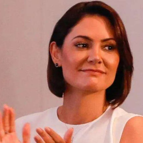 A reação de Michelle à candidatura de Flávio