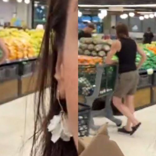 SUZANE VON RICHTHFEN É FLAGRADA EM SUPERMERCADO E REAGE COM DESCONFORTO