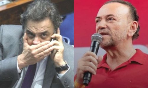 No desespero, presidente do PT procura Aécio Neves para fortalecer chapa fraca de Lula