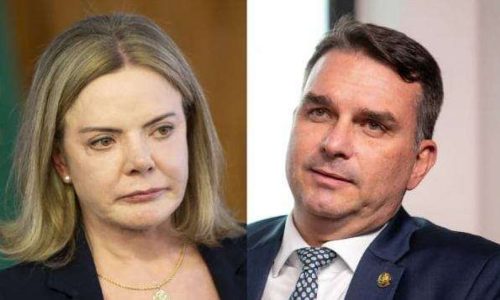 Justiça rejeita tentativa de censura de Gleisi contra Flávio Bolsonaro