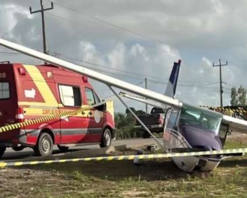 Avião faz pouso forçado nos Lençóis Maranhenses sem autorização para táxi aéreo