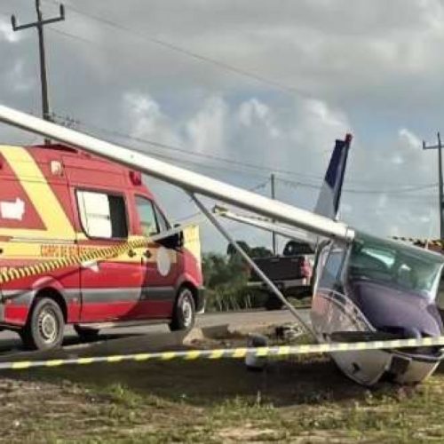 Avião faz pouso forçado nos Lençóis Maranhenses sem autorização para táxi aéreo
