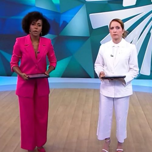 Maju Coutinho e Poliana Abritta encaram queda histórica do Fantástico