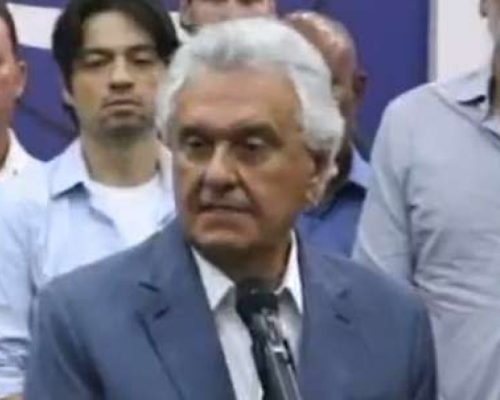 Caiado ataca Flávio Bolsonaro e questiona experiência do senador para governar o Brasil